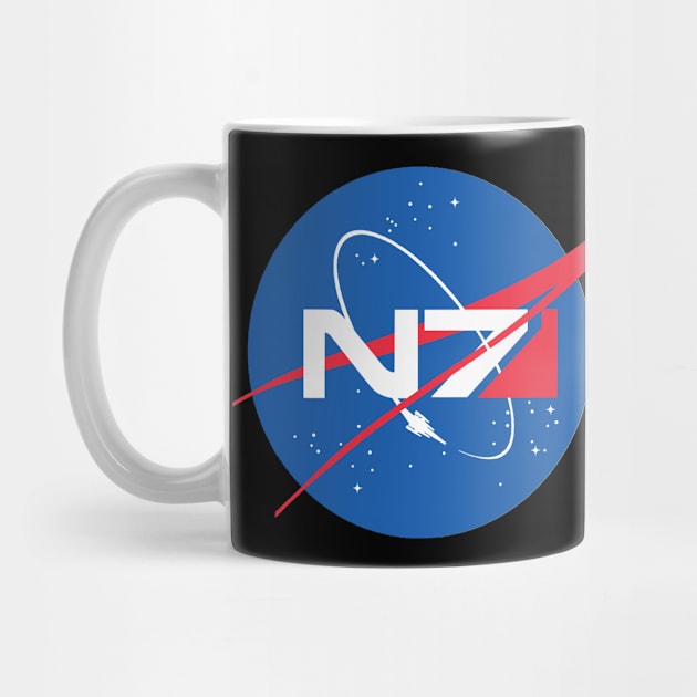 The NASA Mass Effect shirt (N7) by TheWhiteTreeStore